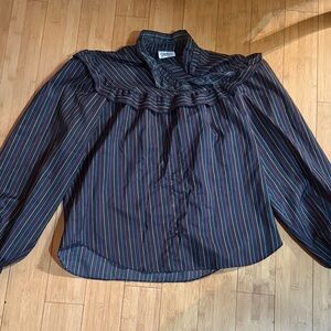 California Connection Striped Blouse vintage